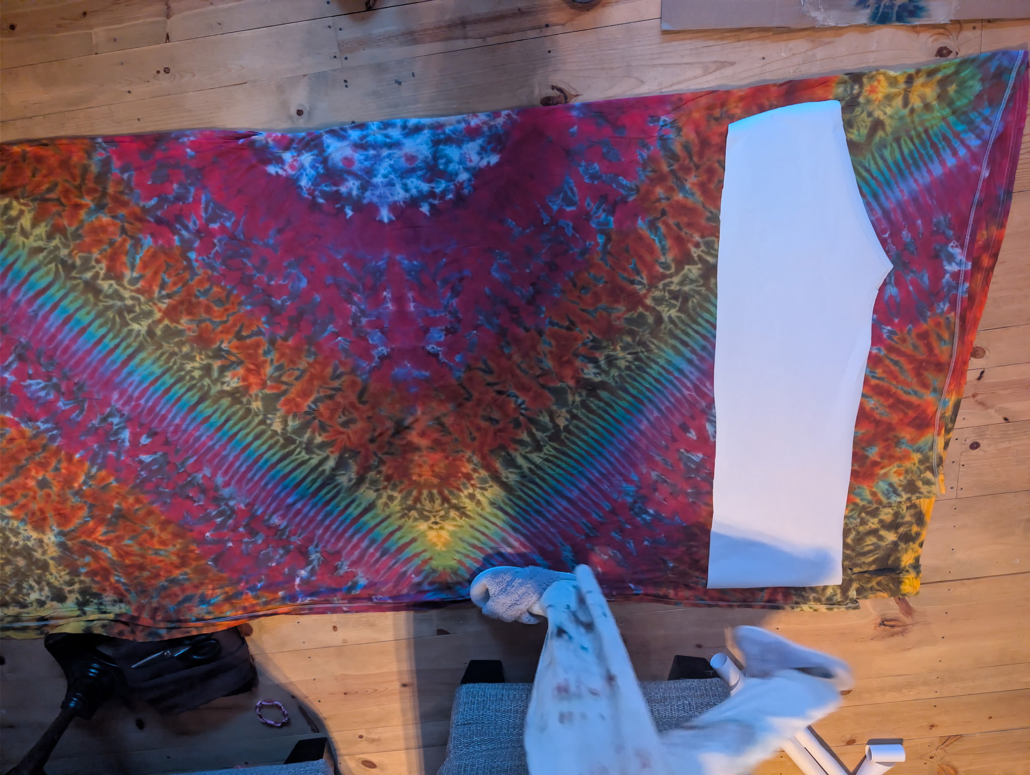 Psychedelic Sunburst Tapestry