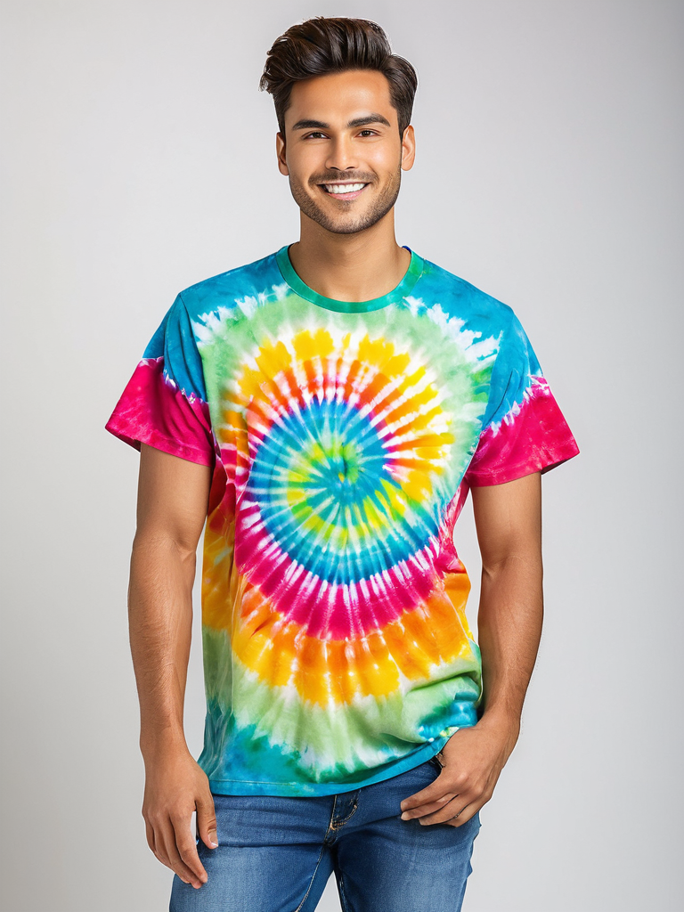 Rainbow Spine Hoodie Mockup